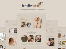 JewellryWear – Jewellery Store Elementor Template kit
