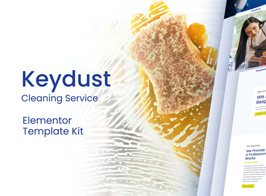 Keydust – Cleaning Service Elementor Template Kit