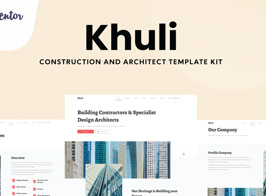 Khuli – Construction & Architecture Elementor Template Kit