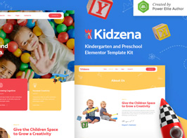Kidzena – Kindergarten & Preschool Elementor Template Kit