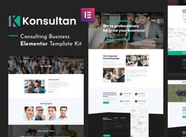 Konsultan Kit – Consulting Business Elementor Template Kit