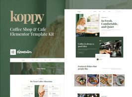 Koppy – Coffee Shop & Cafe Elementor Template Kit