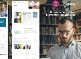 Kreacy – Business Consultant Elementor Template Kit