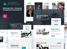 Kredok – Car Showroom Elementor Template Kit