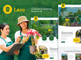 Laco – Landscape & Gardening Elementor Template Kit