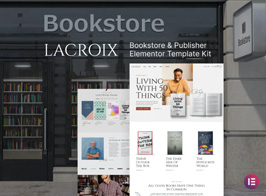 LaCroix – Author & Publisher Elementor Template Kit