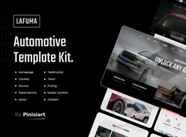 Lafuma | Automotive & Car Rental Elementor Template Kit