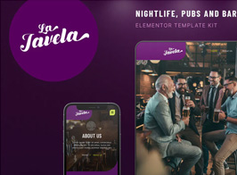 LaJavela – Bar Nightlife & Pub Elementor Template Kit