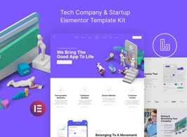 Landon – Tech Company & Startup Elementor Template Kit