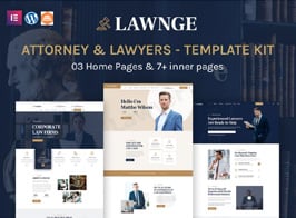 Lawgne – Attorney & Lawyers Elementor Template Kit