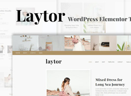 Laytor – Blogging & Magazine WordPress Elementor Template Kit
