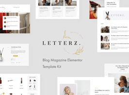 Letterz – Blog Magazine Elementor Template Kit