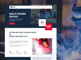 Liham – Welding Services Elementor Template kit