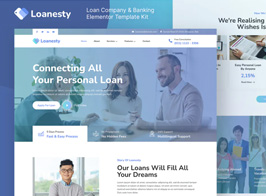 Loanesty – Loan Company & Banking Elementor Template Kit