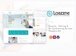 Loazzne – Heating & Air Conditioning Services Template Kit
