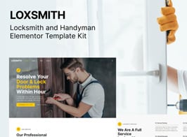 Loxsmith — Key & Locksmith Services Elementor Template Kit