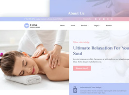 Luna – Spa & Wellness Elementor Template Kit