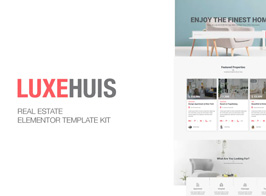 Luxehuis – Real Estate Elementor Template Kit