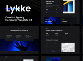 Lykke – Creative Agency Elementor Template Kit