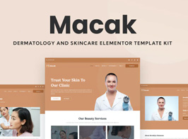 Macak – Dermatology Clinic Elementor Template Kit