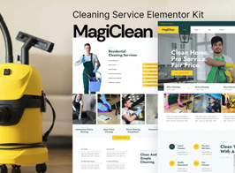Magiclean – Cleaning Service Elementor Template Kit