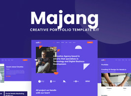 Majang – Personal Portfolio Elementor Template Kit