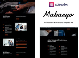 Makaryo – CV & Portofolio Elementor Kit