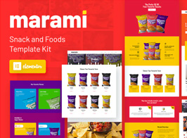 Marami – Snack Brand & Bakery Template Kit