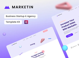 Marketin – Business Startup & Agency Elementor Template Kit