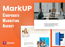 MarkUP – Corporate & Marketing Agency Elementor Template Kit