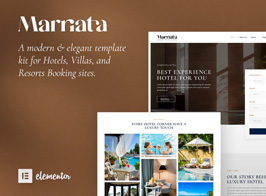 Marriata – Hotel & Resort Elementor Template Kit