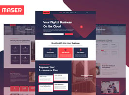 Maser – Web Design Agency Template Kit