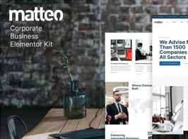 Matteo – Corporate Business Elementor Template Kit