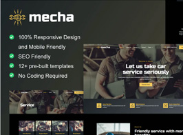 Mecha – Car Repair & Auto Service Elementor Template Kit