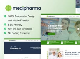 MediPharma – Pharmacy & Medical Elementor Template Kit
