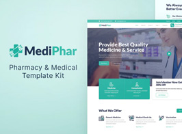 Mediphar – Pharmacy & Medical Elementor Template Kit