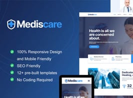MedisCare – Medical Service Elementor Template Kit