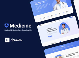 Medisine – Medical Elementor Template Kit