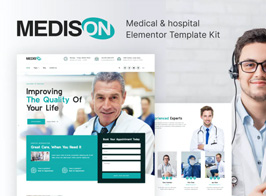 Medison – Hospital & Healthcare Clinic Elementor Template Kit