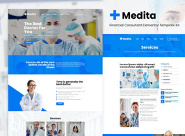 Medita – Medical Service Elementor Template Kit
