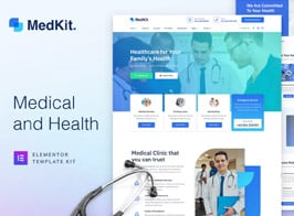 MedKit – Health & Medical Elementor Template Kit