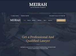 Meirah – Law Firm Elementor Template Kit