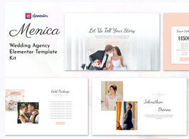 Menica – Wedding Elementor Template Kit
