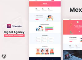 Mexa – Digital Agency Elementor Template Kit
