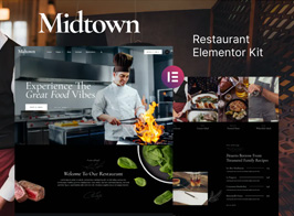 Midtown – Restaurant Elementor Template Kit