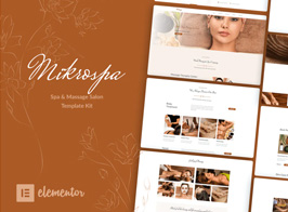 Mikrospa – Spa & Massage Elementor Template Kit
