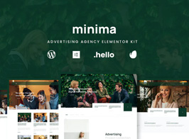 Minima – Advertising & Business Agency Elementor Template Kit
