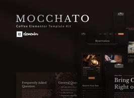 Mocchato – Coffee Shop Elementor Template Kit