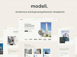 Modeli – Architecture & Engineering Elementor Template kit