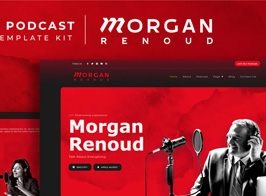 Morgan Renoud – Personal Podcast Elementor Template Kit